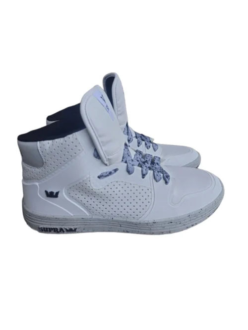 Supra High Tops Vaider 2.0 LX | UK9 | White Grey | Excellent | Skateboard