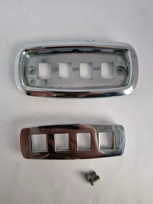 Rolls Royce Silver Spur Shadow Window Master Switch Bezel with mounting screws