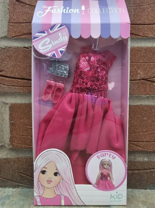 Sindy | Party Outfit | Pink Dress | Fashion Collection | Kid Kreations | BNIB