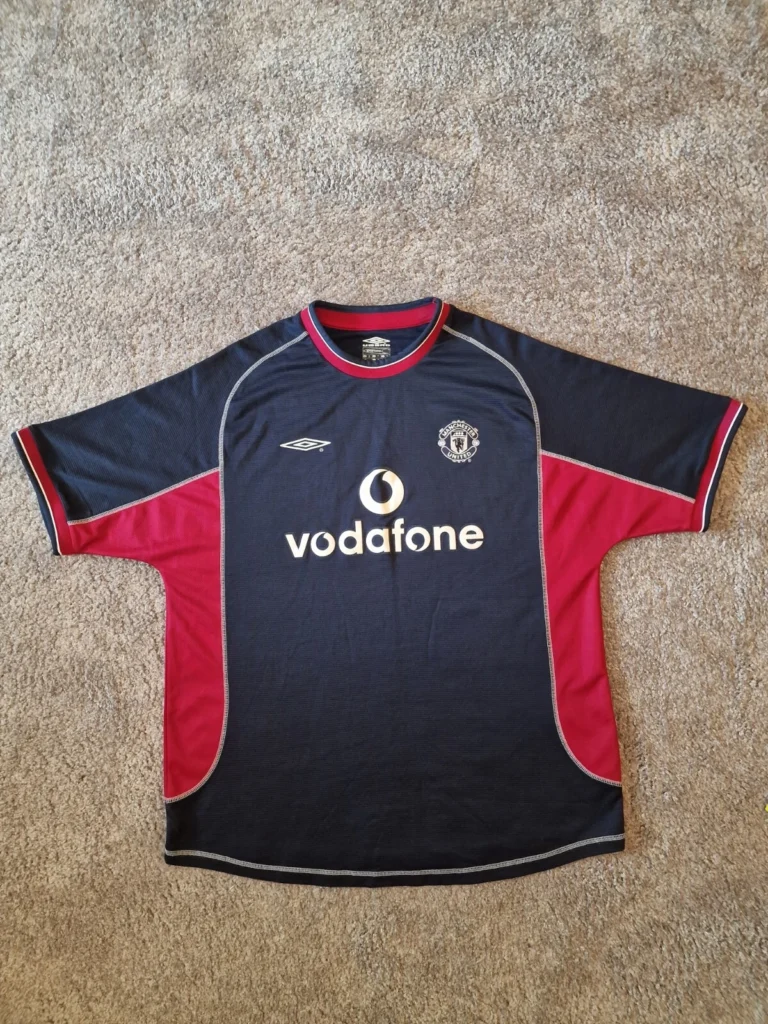 MANCHESTER UNITED 2000-2001 XL 3rd Shirt Jersey - Umbro - Vodafone Excellent CFS
