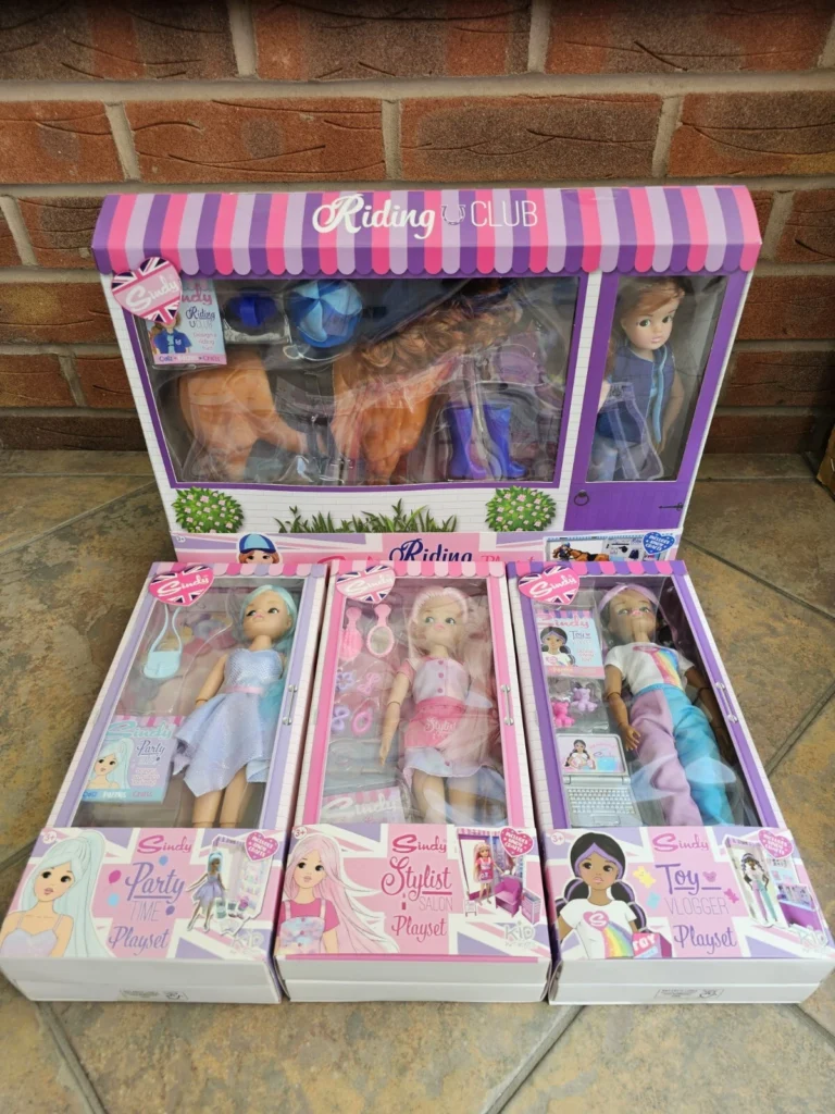 4 x Sindy Dolls Bundle | Kid Kreations | Stylist | Vlogger | Riding | Party Time