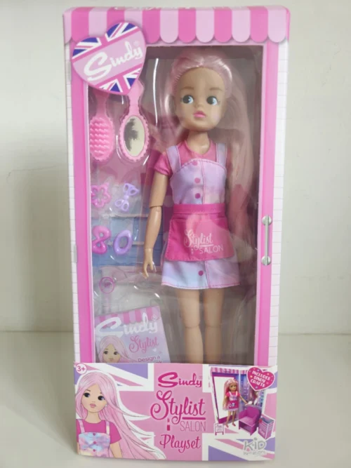 Sindy Stylist Salon Playset | Kid Kreations | Pink Hair | Retired | BNIB Hairdre