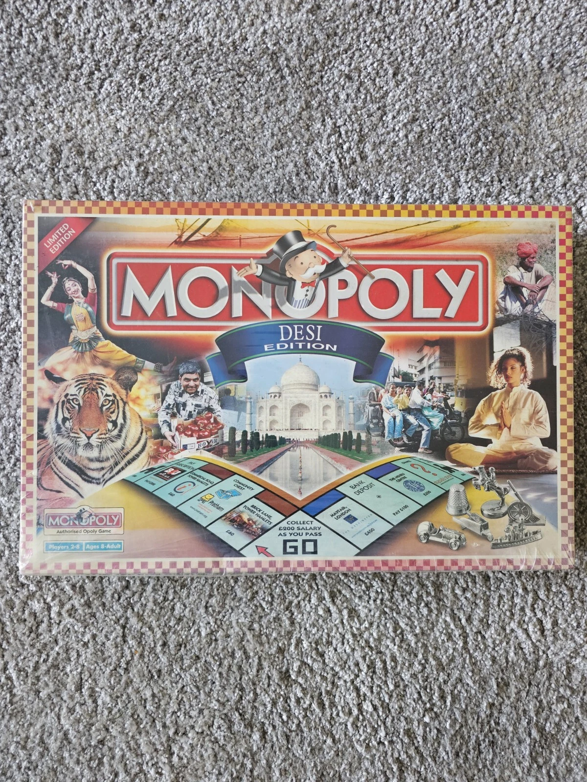 Monopoly Desi | Rare | Indian Tribute Southall Leicester Bru | New Sealed Ltd Ed