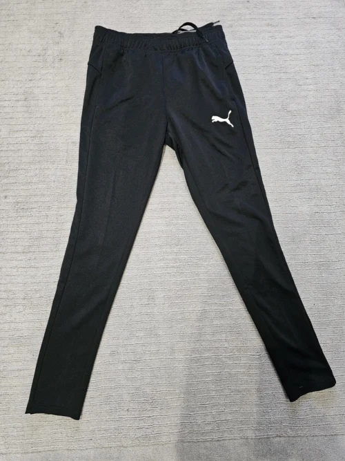 Puma Tapered Tracksuit Bottoms | Mens Small Black | Performance | Academy Pants
