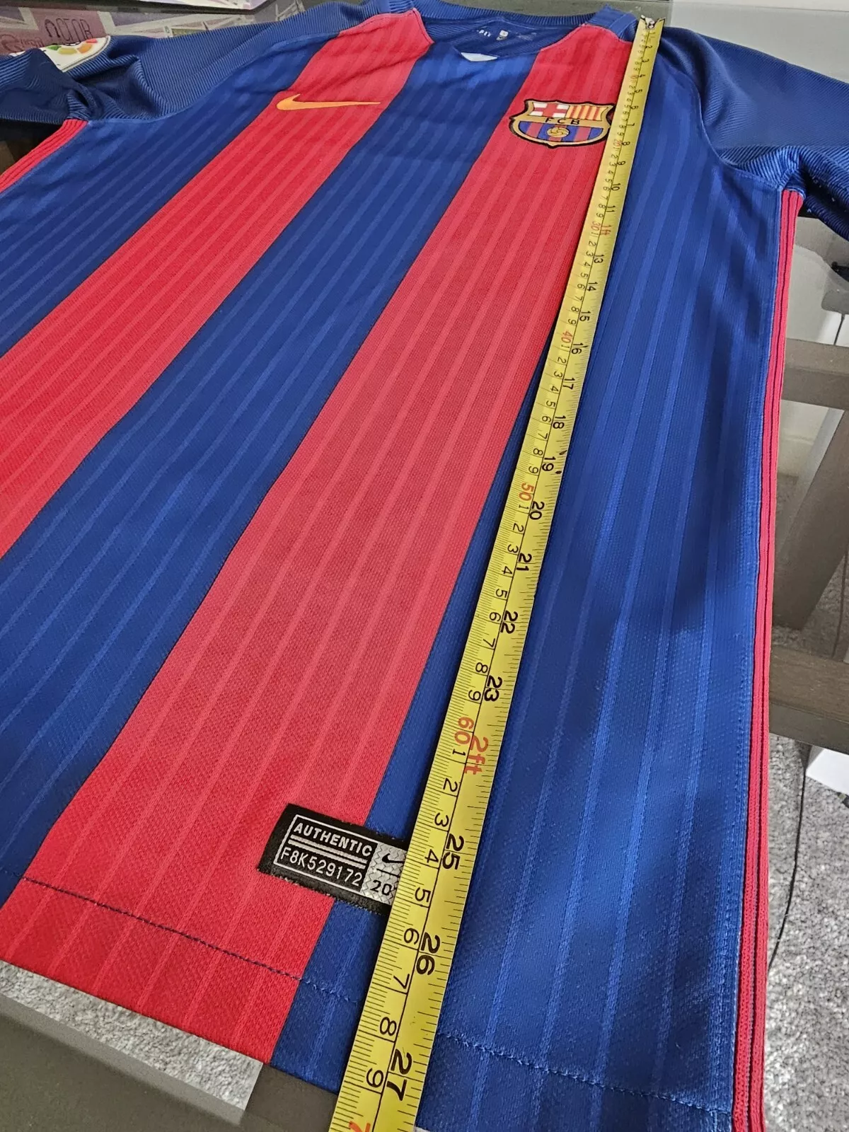 Barcelona FC Nike 2016/17 Jersey | Small | Short Sleeve | Dri Fit | UNICEF | CFS - Image 17