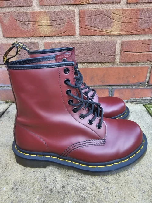 Dr Martens   Cherry Red | Pascal 1460 | UK4 EU37 US5 | 8 Eyelet   | RRP £170