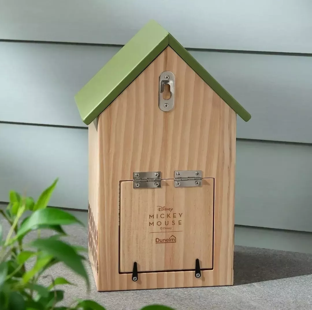Wooden Bug House Hotel | Mickey Mouse | Shelter for Small Garden Friends | New - Image 3