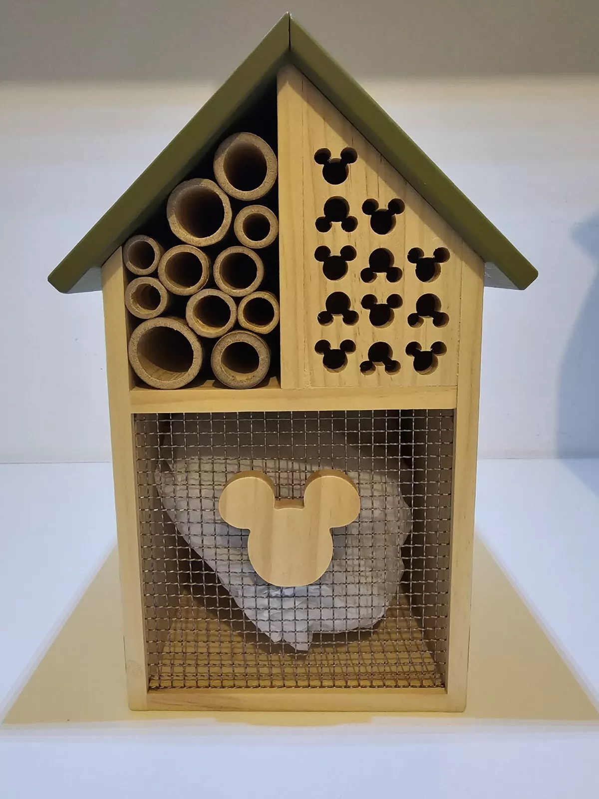 Wooden Bug House Hotel | Mickey Mouse | Shelter for Small Garden Friends | New - Image 12