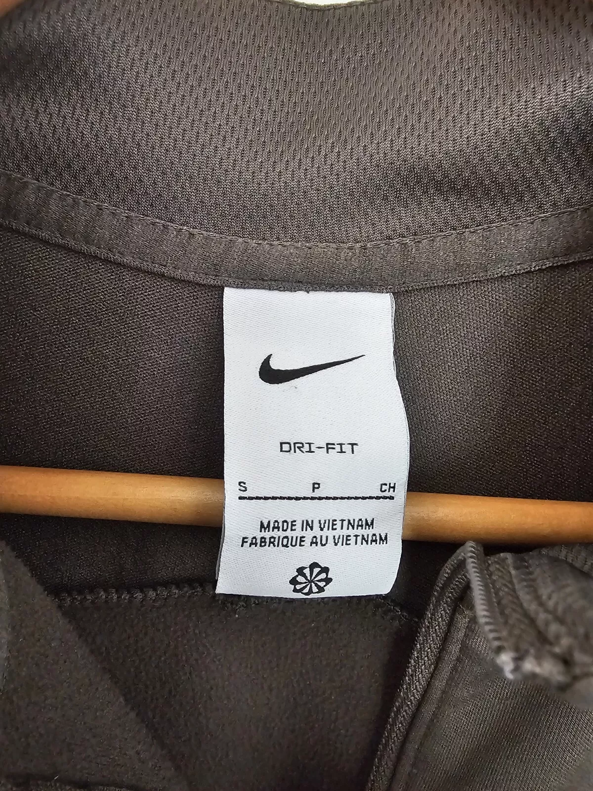 Nike Football Drill Top | Mens | Small | 1/4 Quarter Zip | Olive Green | Long Sl - Image 8