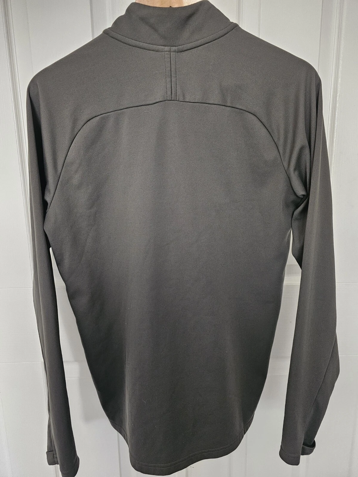 Nike Football Drill Top | Mens | Small | 1/4 Quarter Zip | Olive Green | Long Sl - Image 13