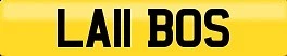 Private Cherished number plate - LA11 BOS Lambo, Lamborghini, BOSS - Luxury Car